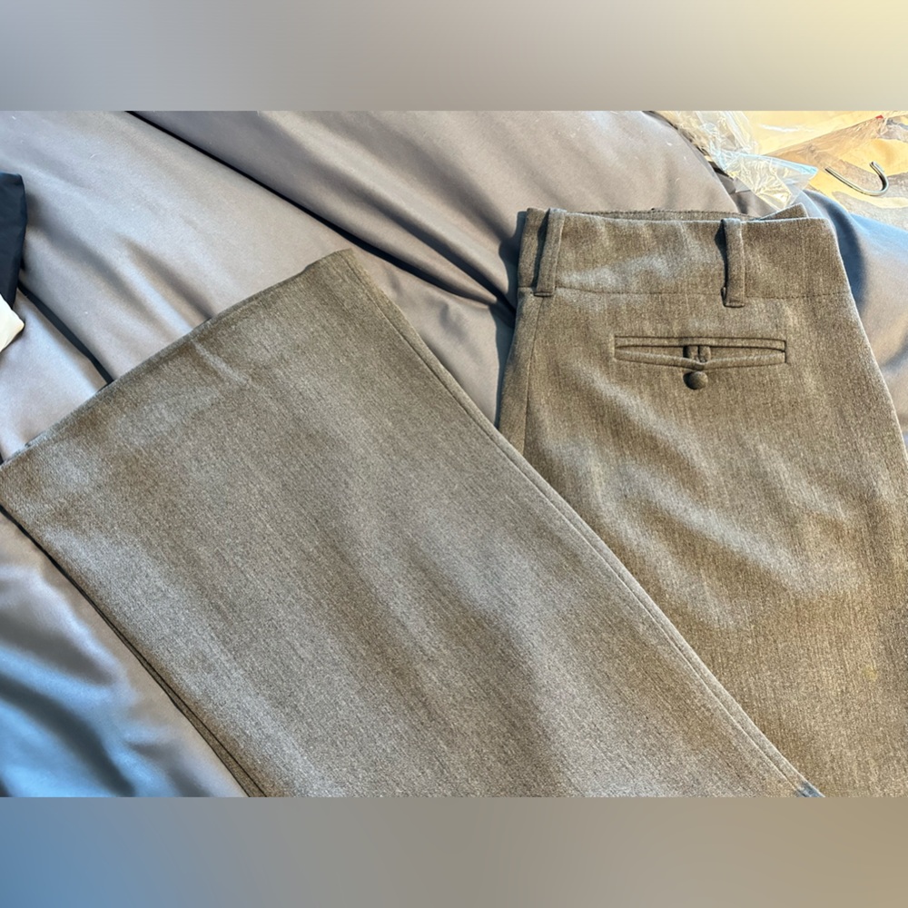 Gray trousers
